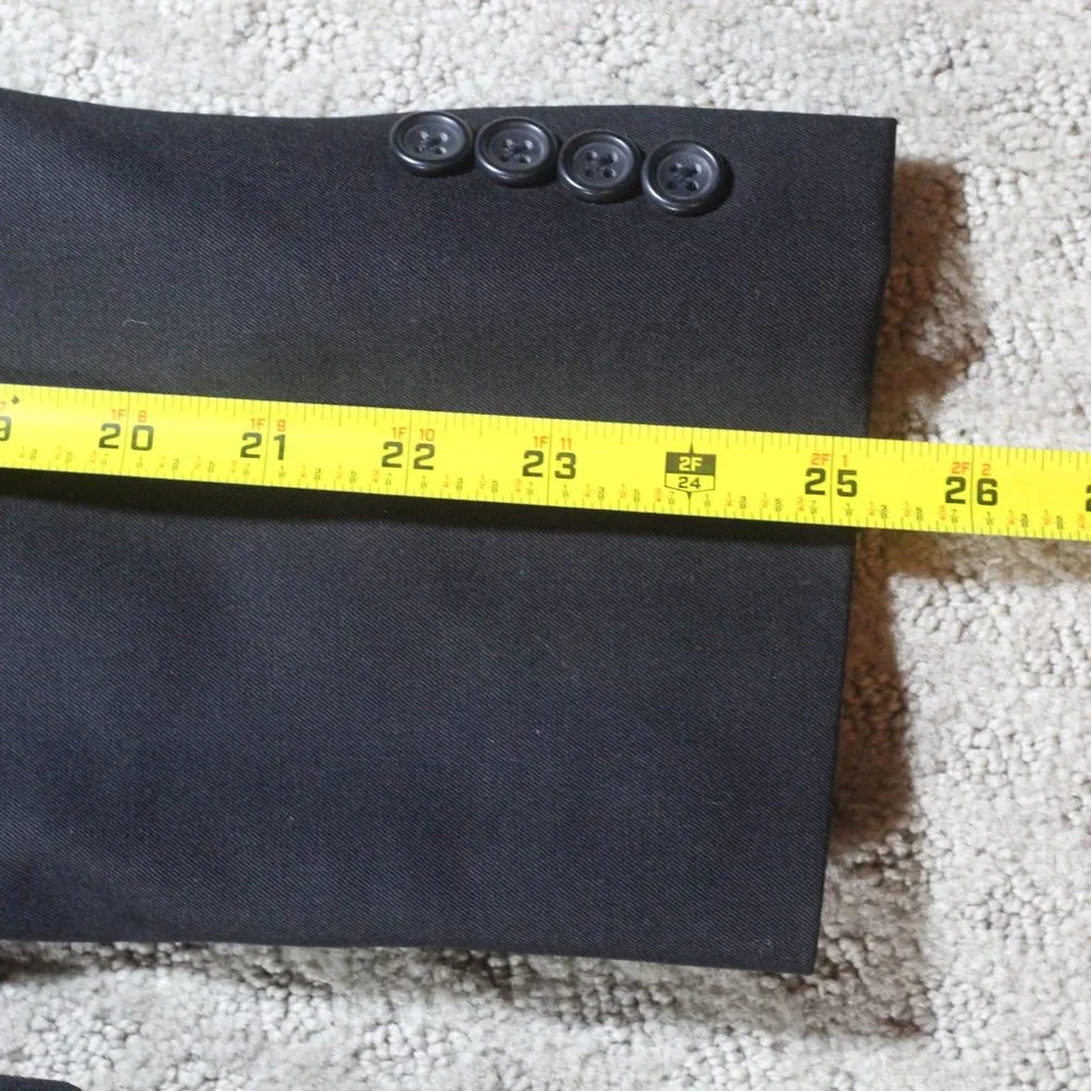 Pronto Uomo Black Suit with Cumber Bun Size: 40R